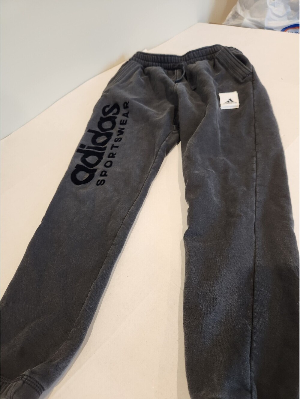 adidas Sportswear Women's Gray Fleece Jogger Sweatpants Size Small